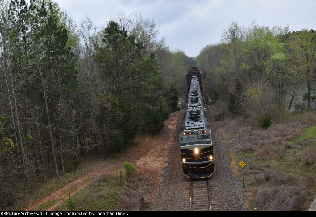 Crossing the Catawba River